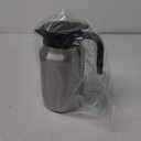 51Oz Thermal Coffee Carafes For Keeping Hot/Cold, Stainless Steel Coffee Carafe, Dustproof Insulated Water Carafe for Party/Home,Silver