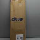 Drive Medical RTL10365-ADJ Adjustable Lightweight Folding Cane with Seat, Black