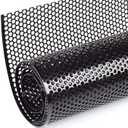 AggAuto Universal 40"x13" Car Grill Mesh - Aluminum Alloy Automotive Grille Insert Bumper Honeycomb Hole 6mm Spacing 2mm, One of the Most Multifunctional Shape Grids 100x33cm Black (6x2mm Honeycomb - Black)