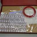 Acycoin2A 357 Extra Large Press on Organizer Nail Storage and Display Binder Book Loose-Leaf Nail Color Sample Exhibition Album with Nail Tape and Nail Tips