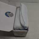 Bluewave Bedding Extra Slim Max Cool Carbon Blue Gel Memory Foam Pillow for Stomach and Back Sleepers - Thin, Flat Design with Advanced Cooling (1.75-Inch Height, Standard Size)