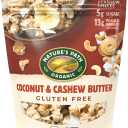 Nature's Path Organic Coconut & Cashew Butter Granola, 11 oz (Pack of 8), Gluten Free, Non-GMO, BB Date: 07/30/2026