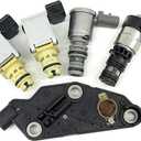 4T65E Transmission Master Solenoid Kit Set Replacement EPC Shift TCC for GM TCC & PWM Downshift Solenoid Manifold Pressure Switch Compatible With GM & Buick & Chevrolet & Pontiac