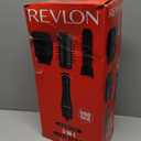 REVLON 3-in-1 Multi-Styler, Blow Dryer Brush, Blowout and Hair Straightener Brush in One to Dry, Curl, Smooth, Shape and Volumize Hair for Gorgeous Salon Blowouts (Black)