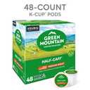 Green Mountain Coffee Roasters Half Caff, Single-Serve Keurig K-Cup Pods, Medium Roast Coffee Pods, 48 Count