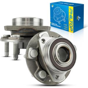 PHILTOP 512593 FWD 4WD Front Wheel Hub Assembly Fit for Chevrolet Traverse 2018-2022, GMC Acadia 2017-2022, Cadillac XT5 2017-2022, Buick Enclave 2018-2022, 6 Lugs 2pcs Wheel Hub Bearings