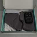 2Pcs Ankle Massager, Rechargeable Foot Massager Heated Wrap | Relieve Ankle Discomfort, 5 Vibration Modes & 5 Heat Level (Grey)