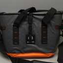 40 Can Soft Cooler Bag - Insulated Leak-Proof Large Cooler Bag with Roll-Top Waterproof Seal | Portable Ice Chest for Camping, Beach, Travel, Picnics | 24HR Cold Retention (Dark Grey)