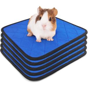 5 Pcs Replacement Liners Inserts for Small Animal Hideouts, Beds and Travel Carriers - Soft and Absorbent Pee Pads - Machine Washable L