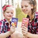 3 x Joyseller 35 Pack Valentines Cards for Kids - Cute Kids Valentines Cards with Envelopes & Scratch and Sniff Stickers - Food Pun Valentines Day Card for Classroom Exchange School Activity