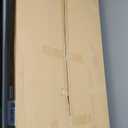 TEMI Long Computer Desk Folding Table - No Assembly, Compact 55.1" Foldable Desk with Power Outlets & USB Charging Port, Portable Lagre Office Desk, Study Table for Narrow Spaces, Dark Oak