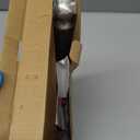 Paper Towel Holder Countertop, Standing Paper Towel Roll Holder for Kitchen Bathroom, with Weighted Base for One-Handed Operation (Brushed Nickel)