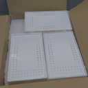 Secret Space 12 Pack X Large Shoe Organizer Storage Boxes for Closet, Modular Space Saving Shoe Boxes Clear Plastic Stackable Sneaker Containers Display Case with Lids, White