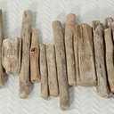 Natural Looking Wood Pieces in Driftwood Finish, 3-6 Inches Long, 1.1 Pound, Vase and Bowl Fillers