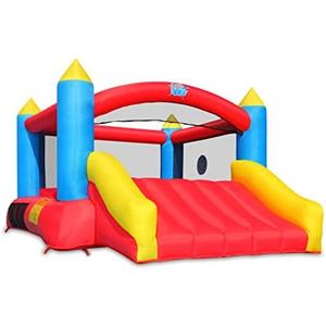 Amazon.com: ACTION AIR [Updated Version] Bounce House, Inflatable Bouncer with Air Blower, Jumping Castle with Slide, Family Backyard Bouncy Castle, Durable Sewn with Extra Thick Material, Idea for Kids (C-9745) : Toys & Games