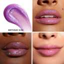 Too Faced Kissing Jelly Lip Oil Gloss | Hydrating Lip Oil + Gloss Hybrid for Instant Moisture and Shine, 0.15 Fl Oz (08 Birthday Kiss (Shimmering Magenta With Blue & Pink Sparkle))