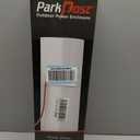 TayMac Outdoor Comforts ParkPost 13-in. 1-Gang White Weatherproof in-use Power Post Enclosure PP55W, Outdoor Power Stake for Garden, Weatherproof Outlet Box, Outdoor Outlet Cover