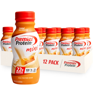 Premier Protein Shake, Caramel, 22g Protein, 8.75 fl oz, 12 Ct BBD Aug 07 2026