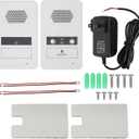 Long Range Two Way Home Intercom System Window Intercom with Adjustable Speaker 656ft Extended Range for Houses Offices Stores Banks