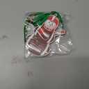 4.3 Inches Snowman Football Christmas Ornament, Wooden Football Snowman Tree Ornament Hanging Decoration for Rearview Mirror, Window, Eaves, Fireplace and Home Holiday Party Decor