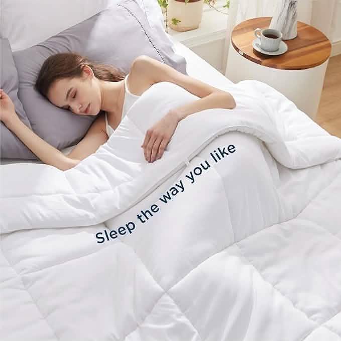 Premium Down-Alt Comforter - White  102" x 90"