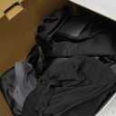 BDk Faux Leather Car Seat Cover Full Set - Front & Rear Split Bench Black Seat Covers For SUV & Truck Seat Covers, Airbag Compatible - Interior Protective Seat Covers for Car Seats & Car Accessories