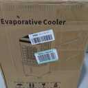 Swamp Cooler, Portable Air Conditioners with 3 wind Modes, 3 Speeds, 3.5-Gallon Water Tank for Evaporative Air Cooler Long Cooling, 45 dB Windowless Air Conditioner 120 Oscillation 4 Ice Packs, 60 inches x 60 inches x 85 inches