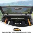 Linskip Electronic Defogger Protection Cover Compatible with Bronco & Bronco Raptor & Bronco Sport 2021-2025 2026, Rear Window Heater Cover for Bronco Accessories