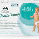 Amazon Brand - Mama Bear Gentle Touch Baby Diapers, Size 5, 27+ lb, Leak Protection, 12 Hours Protection, Wetness Indicator, Hypoallergenic, 132 Count (4 packs of 33)