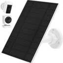 Wyze Camera Solar Panel Compatible with Wyze Cam Outdoor v1/v2 and Battery Cam Pro, 6W 5v, IP65 Waterproof (White)