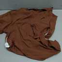 Womens Crop Cinched Waist Top Half Sleeve Ruched Going Out Tops 2026 Summer Y2K Tee Shirts (Brown, L)