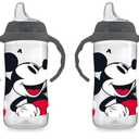 NUK Mickey Mouse Large Learner Cup 10oz 2pk – BPA Free, Spill Proof Sippy Cup