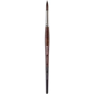 Escoda Versatil 1540 Series Artist Watercolor and Acrylic Paint Brush, Short Handle, Pointed Round, Size 8
