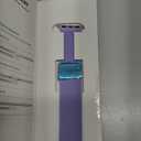 Magnetic Braided Loop Band Compatible with Apple Watch Series 11 10 46mm 9 8 7 6 5 4 42mm 44mm 45mm 49mm for Women Men, Stretchy Nylon Elastic Sport Strap for iWatch SE/Ultra 1/2/3, B-Lavender