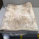 Long Hallway Runner Rug- Carpet Runners for Hallway 12ft, Anti Slip Backing Washable Rug Runner for Bathroom, Entrance, Living Room, Soft Low Pile Modern Rug Runner(2'x12', Grey/Rust)