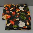 Bienbee Ferret Cage Liner Set for Ferret Nation & Critter Nation Cage, Waterproof Ferrets Cage Accessories for Small Animals Rats Chinchillas Hedgehogs Ferrets(Green Mushroom,Ramp Covers-3 PCS)