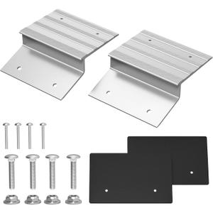 Salcod Aluminum Ramp Top Kit, 2" 8" Heavy Duty Loading Ramp Ends for Truck, Motorcycle, Lawn Mower, and ATV, 700 lbs Capacity Per Ramp