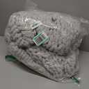 Chunky Knit Blanket Throw 40"*60", Hand Knitted Warm Chenille Throw Blanket, Home Decor Soft Thick Yarn Cable Knit Blanket, Soft Breathable Fleece Banket Christmas for Couch Bed Sofa Best Gift (Gray)