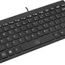 SR Mini Keyboard Wired Thin Light 78 Keys USB Multimedia Small for Pc Computer Laptop