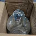 Disco Ball Cloud Shaped, Cute Hanging Party Mirror Decor with Chain, Retro Light Reflective Ball for Party Home Decor, Disco Mirror Ornaments, Silver, Design Patent