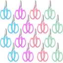 16Pcs Floral Scissors for Fresh Flowers Floral Cutters Cutting Scissors Shears Stainless Steel Flower Shears for Gardening Flowers Arrangement, Trimming Plants