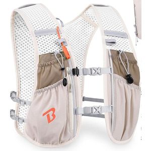 BECOJADDE Running Vest Hydration Backpack for Men Women, 5L Lightweight Running Backpack Hydration Pack for Marathon, Trail, Cycling, Hiking, Jogging, Only 5l Running Vest
