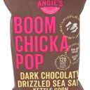 Angie's BOOMCHICKAPOP Dark Chocolaty Drizzled Sea Salt Kettle Corn, 5.5 Ounce Bag (EXP 04/11/26)