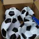 GoSports Classic Black and White Soccer Balls - Single or 6 Pack - Sizes 3, 4, 5 with Ball Pump