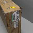 Vaunn Medical Pneumatic Adjustable Overbed Bedside Table With Wheels (Hospital and Home Use) (Walnut Brown)