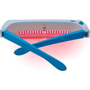 Red Light Therapy Glasses 670nm - Supports Eye Comfort & Visual Wellness, Wearable Red Light Therapy Glasses - UV-Free LED Light, Helps Relieve Eye Fatigue (Red Light)
