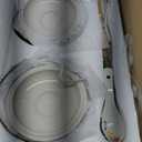 Nagpew 2 Pieces Ceramic Ramen Bowls, 25 Oz Large Soup Bowl with Lid, Spoon, Chopstick, Handpainted Japanese Tableware for Noodles, Salad, Rice, Microwave Dishwasher safe