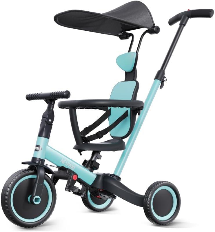 newyoo TR009 6-in-1 Tricycle for Toddlers 1-3, Toddler Bike, Birthday Gift