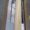 LUBEDCY Queen Size Velvet Platform Bed Frame with Upholstered Headboard, Sturdy Wooden Slats, No Springs Required, Easy to Assemble, Noiseless Sleep, Light Grey