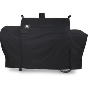 Grill Cover for Oklahoma Joe's Longhorn Combo Grill, Heavy Duty Waterproof Oklahoma Joe's Longhorn Combo Charcoal Gas Smoker BBQ Accessories